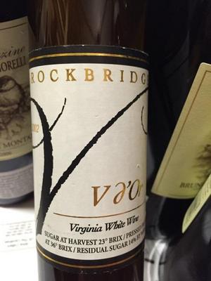 Rockbridge Vineyards V d'Or