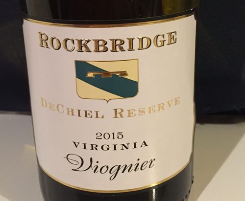 Rockbridge Vineyards viognier