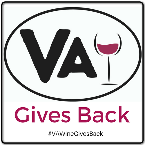 Virginia Wine Gives Back logo
